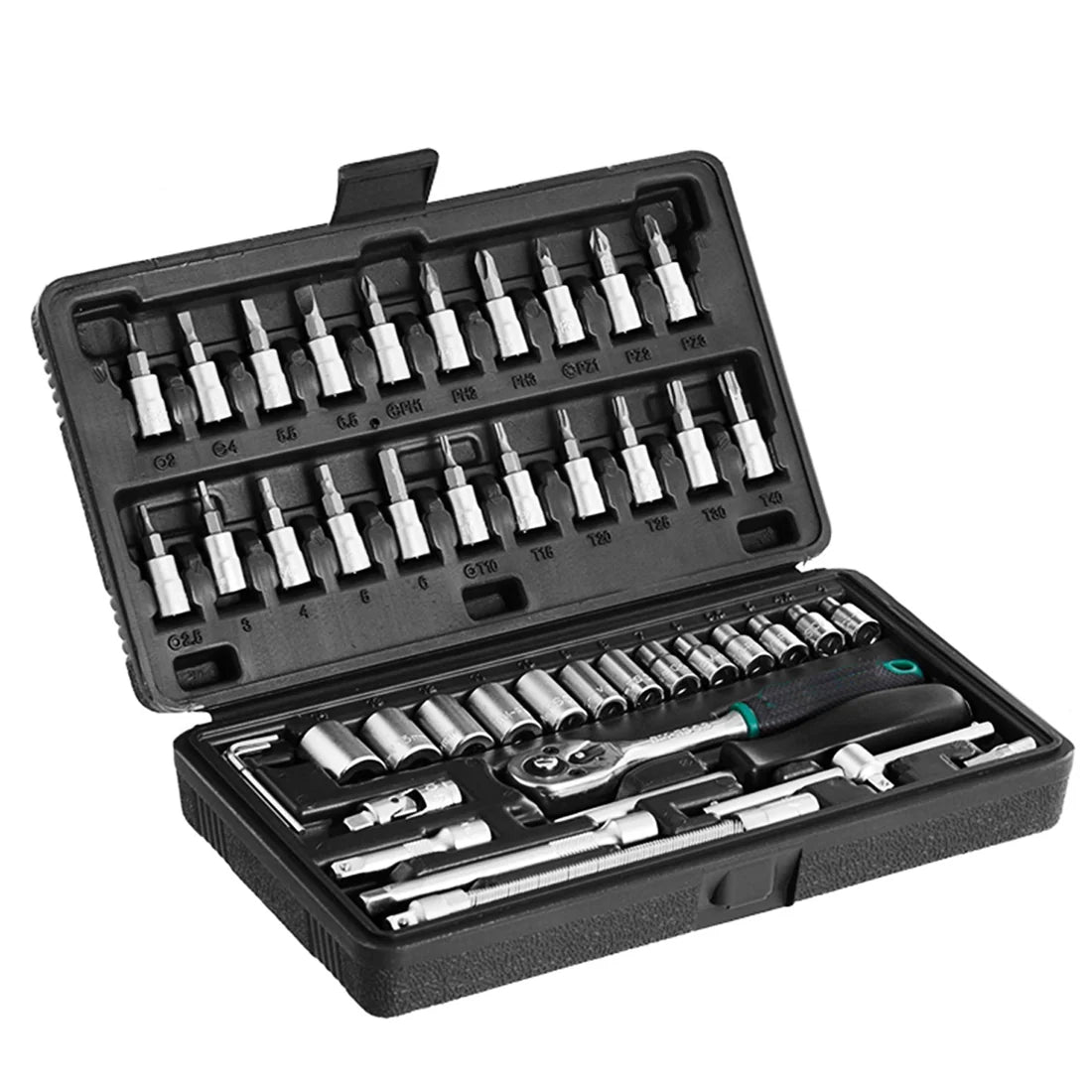 Socket Set – 46 Pcs 1/4" Drive Tool Kit | RaceVault