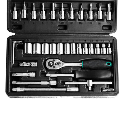 Socket Set – 46 Pcs 1/4" Drive Tool Kit | RaceVault