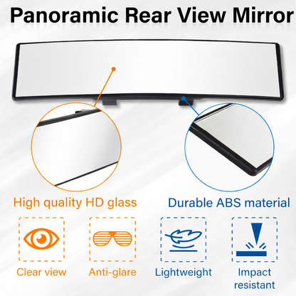 Universal Panoramic Rear View Mirror – Wide Angle View