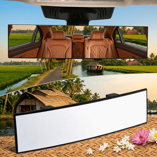 Universal Panoramic Rear View Mirror – Wide Angle View