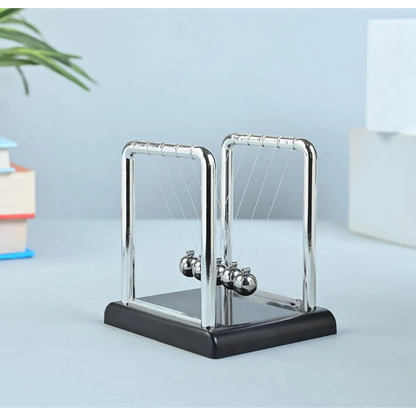 Newton Cradle-Classic Stress-Relief Desk Toy for Office-Square