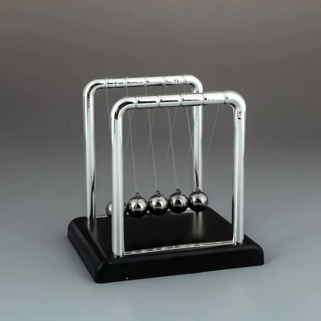 Newton Cradle-Classic Stress-Relief Desk Toy for Office-Square