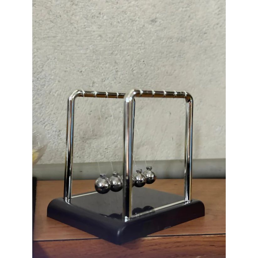 Newton Cradle-Classic Stress-Relief Desk Toy for Office-Square
